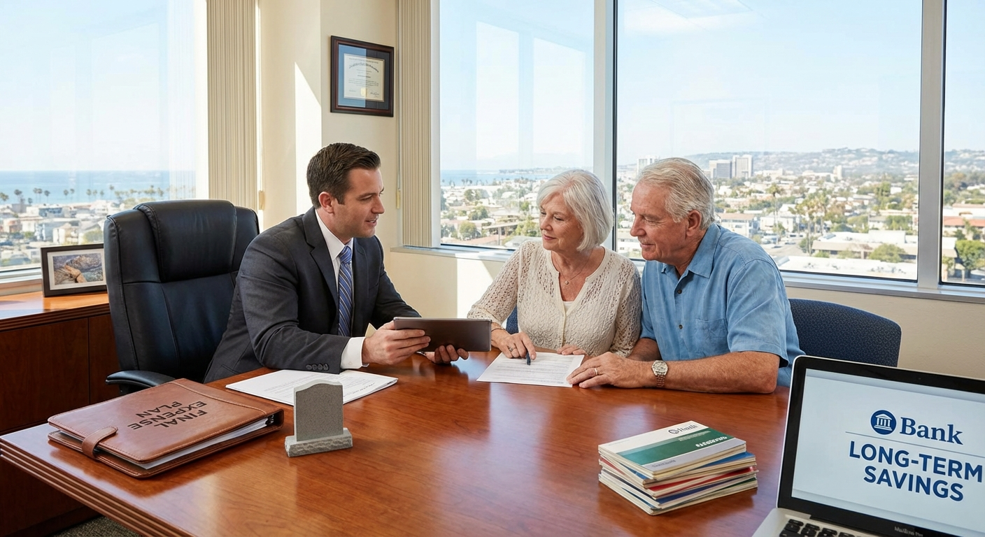 burial insurance vs savings account california - California insurance guide